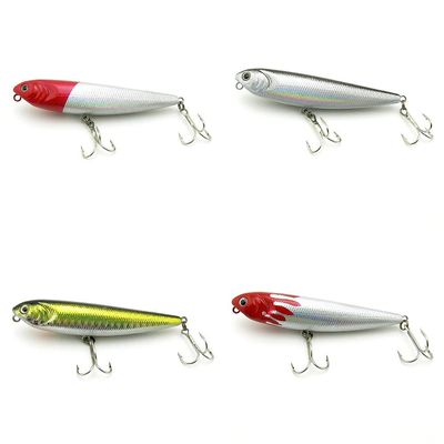 4 PCS Fishing Lures Crankbait Hardbaits Freshwater Saltwater Leurres 80mm 8g Pencil LOTS344