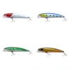 4 PCS Fishing Lures Crankbait Hardbaits Freshwater Saltwater Leurres 80mm 4g Minnow LOTS385 view 1