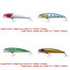 4 PCS Fishing Lures Crankbait Hardbaits Freshwater Saltwater Leurres 80mm 4g Minnow LOTS385 view 2