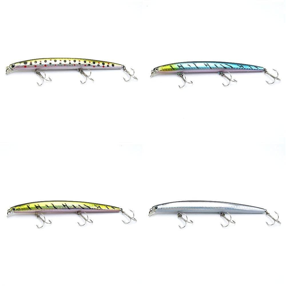 4 PCS Fishing Lures Crankbait Hardbaits Freshwater Saltwater Leurres 130mm 13g Pencil LOTS539