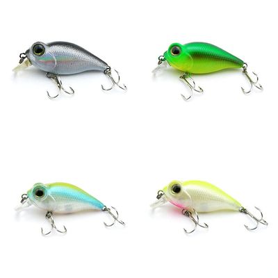4 PCS Fishing Lures Crankbait Hardbaits Freshwater Saltwater Leurres 50mm 6g Crank LOTS329
