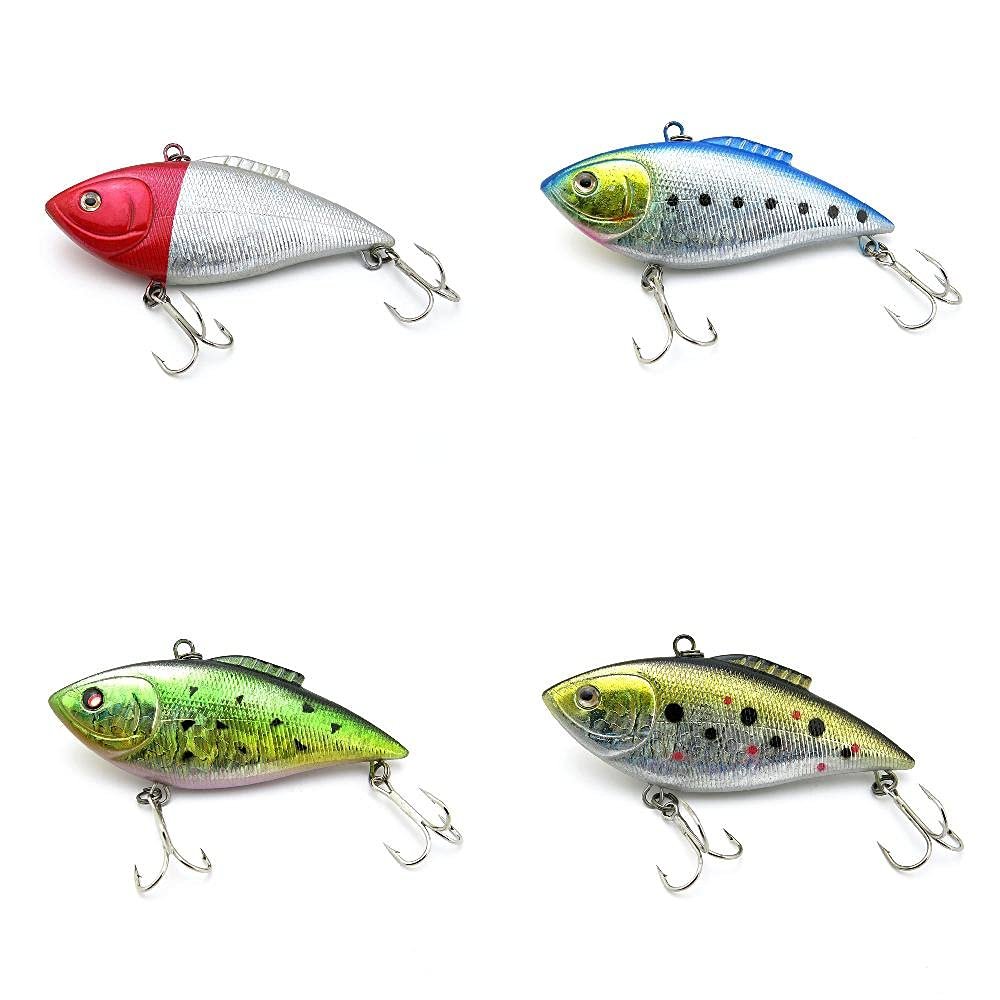 4 PCS Fishing Lures Crankbait Hardbaits Freshwater Saltwater Leurres 90mm 22g Sinking LOTS437