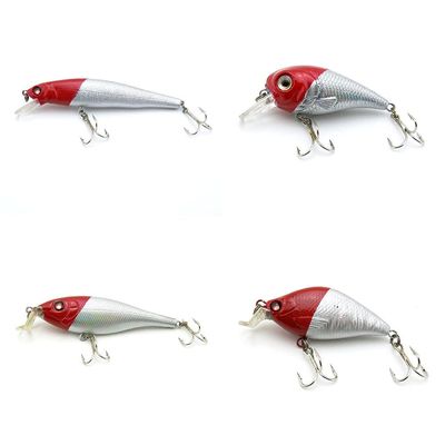 4 PCS Fishing Lures Crankbait Hardbaits Freshwater Saltwater Leurres 100mm 9g Minnow 50mm 5g Crank 80mm 7g 4g Shad LOTS393