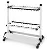 DKEKE Aluminum Alloy Fishing Rod Rack Holder Stand Fishing Rods Pole Holder Stand Organizer Rack Capacity 12pcs Fishing Rod Tools DKEKE (Color : 24 Hole Black) view 2