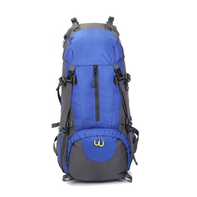XIXIDIAN 60LBackpack Hiking Travel Climbing Camping with Rain Cover,Outdoor Sport Daypack Travel Bag for Climbing Camping Touring Mountaineering Fishing (Color : Blue)