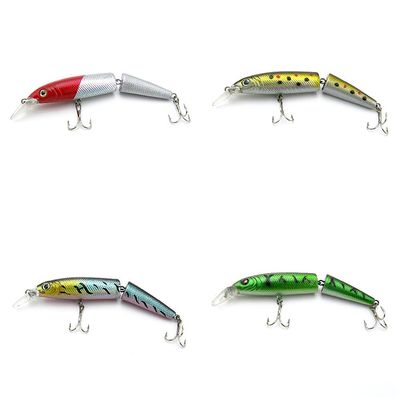 4 PCS Fishing Lures Crankbait Hardbaits Freshwater Saltwater Leurres 90mm 8g Minnow LOTS561