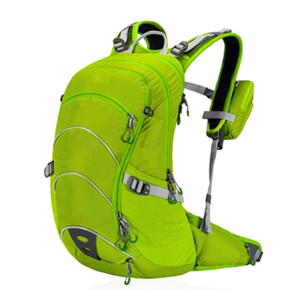 XIXIDIAN 20L Lightweight Outdoor Hiking Bag, Double Waterproof Sports Backpack,for Climbing Camping Touring Mountaineering Fishing (Color : Green)