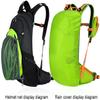 XIXIDIAN 20L Lightweight Outdoor Hiking Bag, Double Waterproof Sports Backpack,for Climbing Camping Touring Mountaineering Fishing (Color : Green) view 4