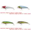 4 PCS Fishing Lures Crankbait Hardbaits Freshwater Saltwater Leurres 80mm 7g Minnow LOTS447 view 2
