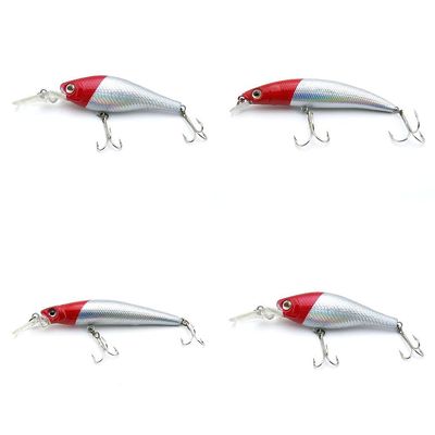 4 PCS Fishing Lures Crankbait Hardbaits Freshwater Saltwater Leurres 85mm 7g Minnow 6g LOTS500