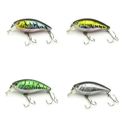 4 PCS Fishing Lures Crankbait Hardbaits Freshwater Saltwater Leurres 65mm 10g Crank LOTS314
