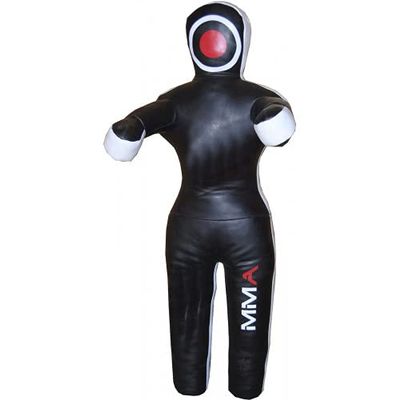 Brawl Strike Grappling Dummy MMA Wrestling Dummy Punch Bag Judo Martial Arts (47'' 120cm, Black/White)