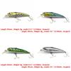 4 PCS Fishing Lures Crankbait Hardbaits Freshwater Saltwater Leurres 90mm 9g Minnow LOTS592 view 2