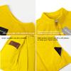 Fuinloth Women's Fleece Vest, Polar Soft Sleeveless Classic Fit with Zip up Pockets Yellow XX-Large view 4