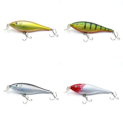 4 PCS Fishing Lures Crankbait Hardbaits Freshwater Saltwater Leurres 140mm 28g Minnow LOTS607