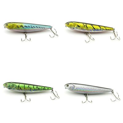 4 PCS Fishing Lures Crankbait Hardbaits Freshwater Saltwater Leurres 100mm 14g Pencil LOTS339