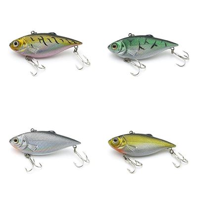 4 PCS Fishing Lures Crankbait Hardbaits Freshwater Saltwater Leurres 60mm 7g Sinking LOTS556