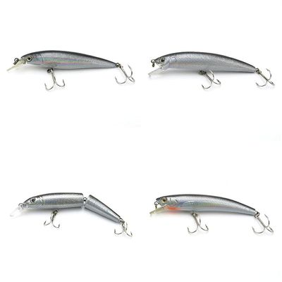 4 PCS Fishing Lures Crankbait Hardbaits Freshwater Saltwater Leurres 110mm 11g Minnow 90mm 8g LOTS617