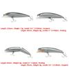 4 PCS Fishing Lures Crankbait Hardbaits Freshwater Saltwater Leurres 110mm 11g Minnow 90mm 8g LOTS617 view 2