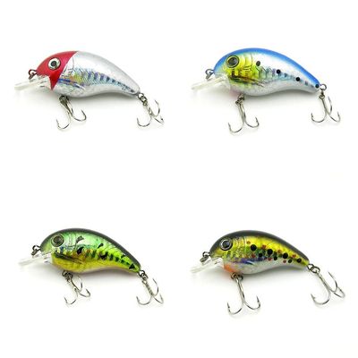 4 PCS Fishing Lures Crankbait Hardbaits Freshwater Saltwater Leurres 60mm 8g Crank LOTS307