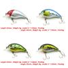4 PCS Fishing Lures Crankbait Hardbaits Freshwater Saltwater Leurres 60mm 8g Crank LOTS307 view 2