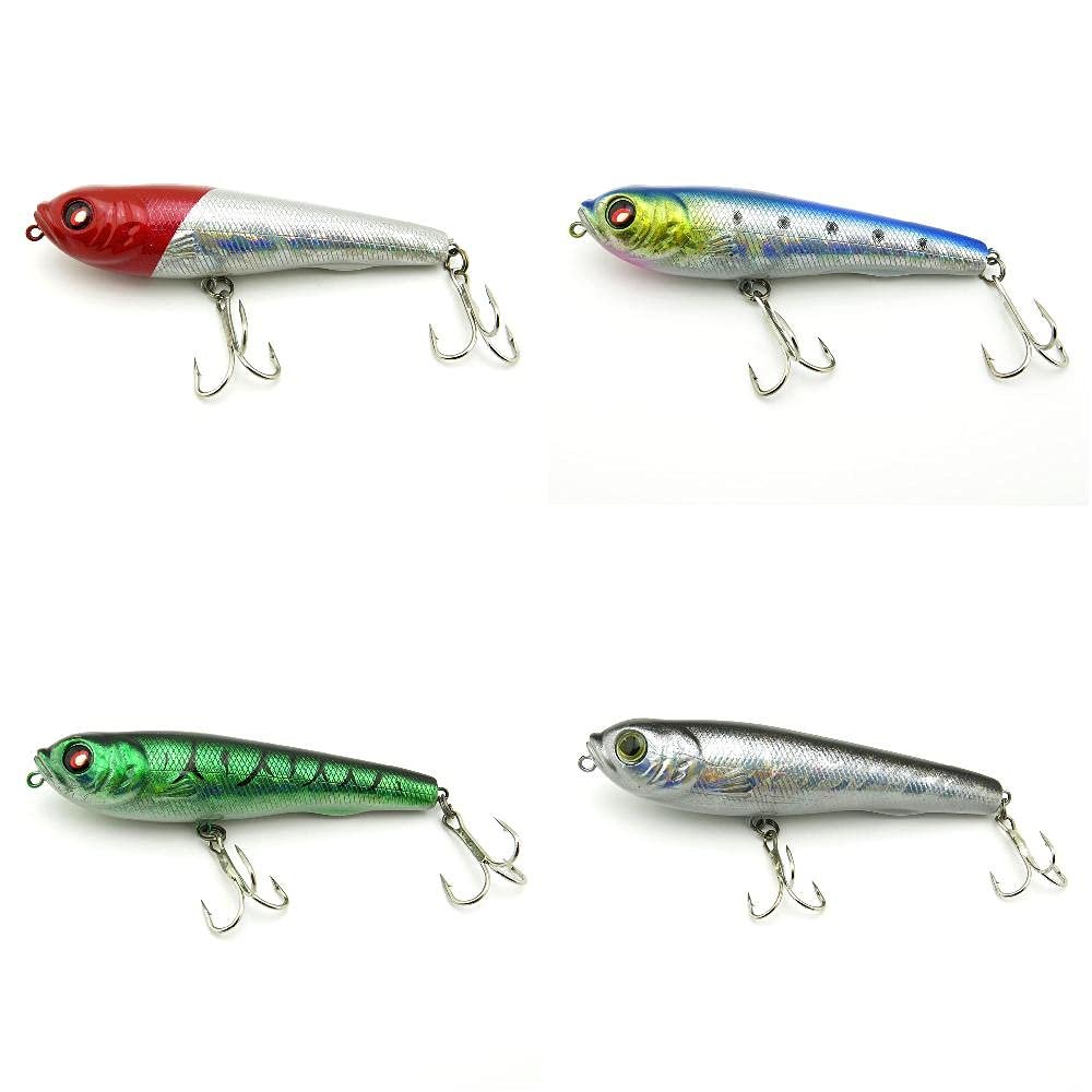 4 PCS Fishing Lures Crankbait Hardbaits Freshwater Saltwater Leurres 90mm 11g Pencil LOTS424