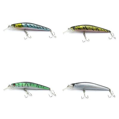 4 PCS Fishing Lures Crankbait Hardbaits Freshwater Saltwater Leurres 85mm 6g Minnow LOTS514