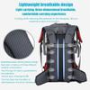 XIXIDIAN 60LHiking Backpack,Daypack Outdoor Mountaineering Bag, Waterproof Ultralight Foldable Backpack, for Climbing Fishing Travel Hiking with Rain Cover (Color : Red) view 4