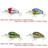 4 PCS Fishing Lures Crankbait Hardbaits Freshwater Saltwater Leurres 75mm 11g Crank LOTS310 view 2