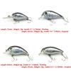 4 PCS Fishing Lures Crankbait Hardbaits Freshwater Saltwater Leurres 75mm 11g Crank 65mm 9g 60mm 8g 10g LOTS610 view 2