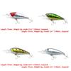 4 PCS Fishing Lures Crankbait Hardbaits Freshwater Saltwater Leurres 75mm 6g Minnow LOTS597 view 2