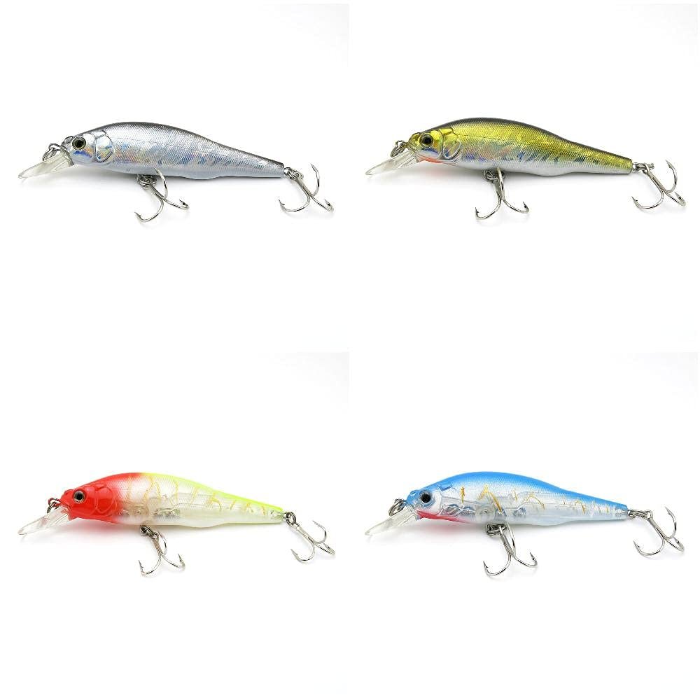 4 PCS Fishing Lures Crankbait Hardbaits Freshwater Saltwater Leurres 130mm 22g Minnow LOTS390