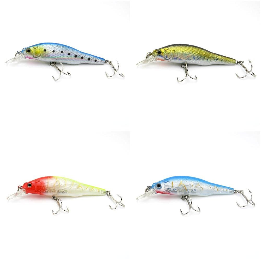 4 PCS Fishing Lures Crankbait Hardbaits Freshwater Saltwater Leurres 130mm 22g Minnow LOTS548