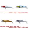 4 PCS Fishing Lures Crankbait Hardbaits Freshwater Saltwater Leurres 80mm 4g Minnow LOTS386 view 2
