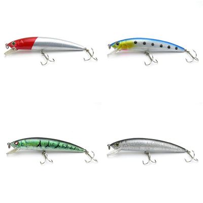4 PCS Fishing Lures Crankbait Hardbaits Freshwater Saltwater Leurres 110mm 13g Minnow LOTS323