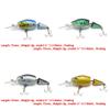 4 PCS Fishing Lures Crankbait Hardbaits Freshwater Saltwater Leurres 75mm 6g Minnow LOTS457 view 2