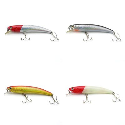 4 PCS Fishing Lures Crankbait Hardbaits Freshwater Saltwater Leurres 90mm 8g Minnow LOTS498
