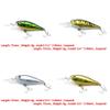 4 PCS Fishing Lures Crankbait Hardbaits Freshwater Saltwater Leurres 75mm 6g Minnow LOTS596 view 2