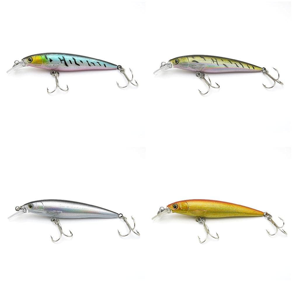 4 PCS Fishing Lures Crankbait Hardbaits Freshwater Saltwater Leurres 140mm 22g Minnow LOTS452