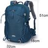 XIXIDIAN 35LHiking Backpack,Travel Backpack Men Women Camping Daypack Outdoor (Color : Green) view 2