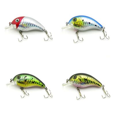 4 PCS Fishing Lures Crankbait Hardbaits Freshwater Saltwater Leurres 60mm 8g Crank LOTS584