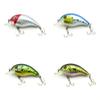 4 PCS Fishing Lures Crankbait Hardbaits Freshwater Saltwater Leurres 60mm 8g Crank LOTS584 view 1