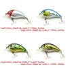 4 PCS Fishing Lures Crankbait Hardbaits Freshwater Saltwater Leurres 60mm 8g Crank LOTS584 view 2