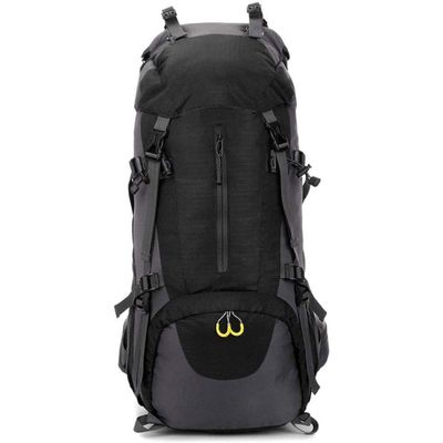 XIXIDIAN 60L Waterproof Lightweight Hiking Backpack with Rain Cover,Outdoor Sport Travel Daypack for Climbing Camping Touring (Color : Black)