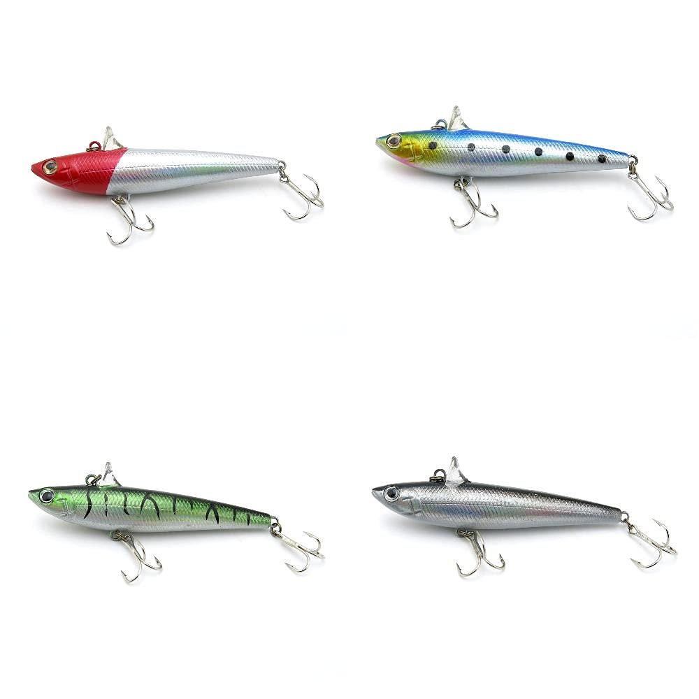 4 PCS Fishing Lures Crankbait Hardbaits Freshwater Saltwater Leurres 80mm 9g Sinking Pencil LOTS472
