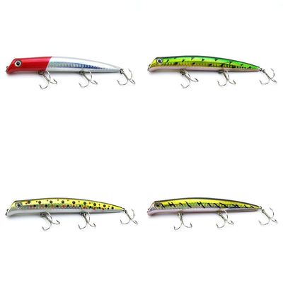 4 PCS Fishing Lures Crankbait Hardbaits Freshwater Saltwater Leurres 125mm 15g Pencil LOTS588