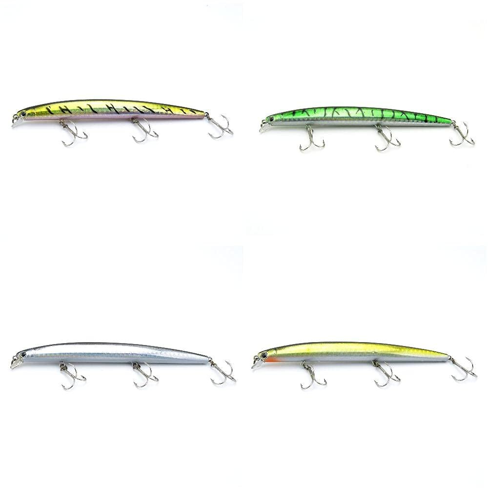 4 PCS Fishing Lures Crankbait Hardbaits Freshwater Saltwater Leurres 130mm 13g Pencil LOTS465