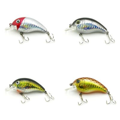 4 PCS Fishing Lures Crankbait Hardbaits Freshwater Saltwater Leurres 60mm 8g Crank LOTS309