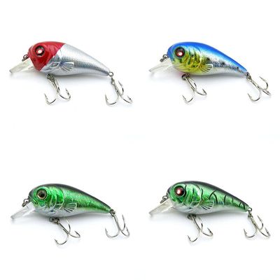 4 PCS Fishing Lures Crankbait Hardbaits Freshwater Saltwater Leurres 65mm 9g Crank LOTS581