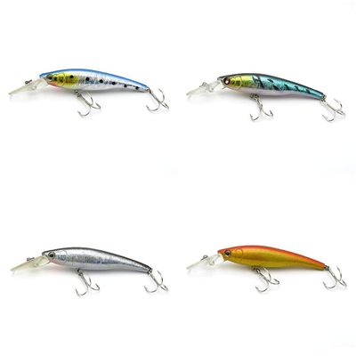 4 PCS Fishing Lures Crankbait Hardbaits Freshwater Saltwater Leurres 100mm 9g Minnow LOTS524